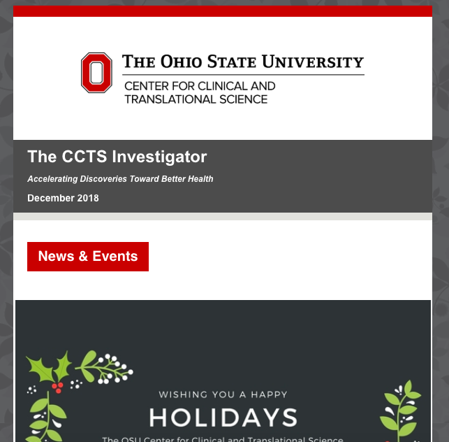 CCTS Investigator: Dec. 2018