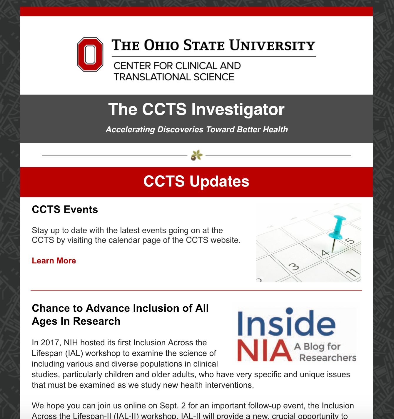 CCTS Investigator: July 2020