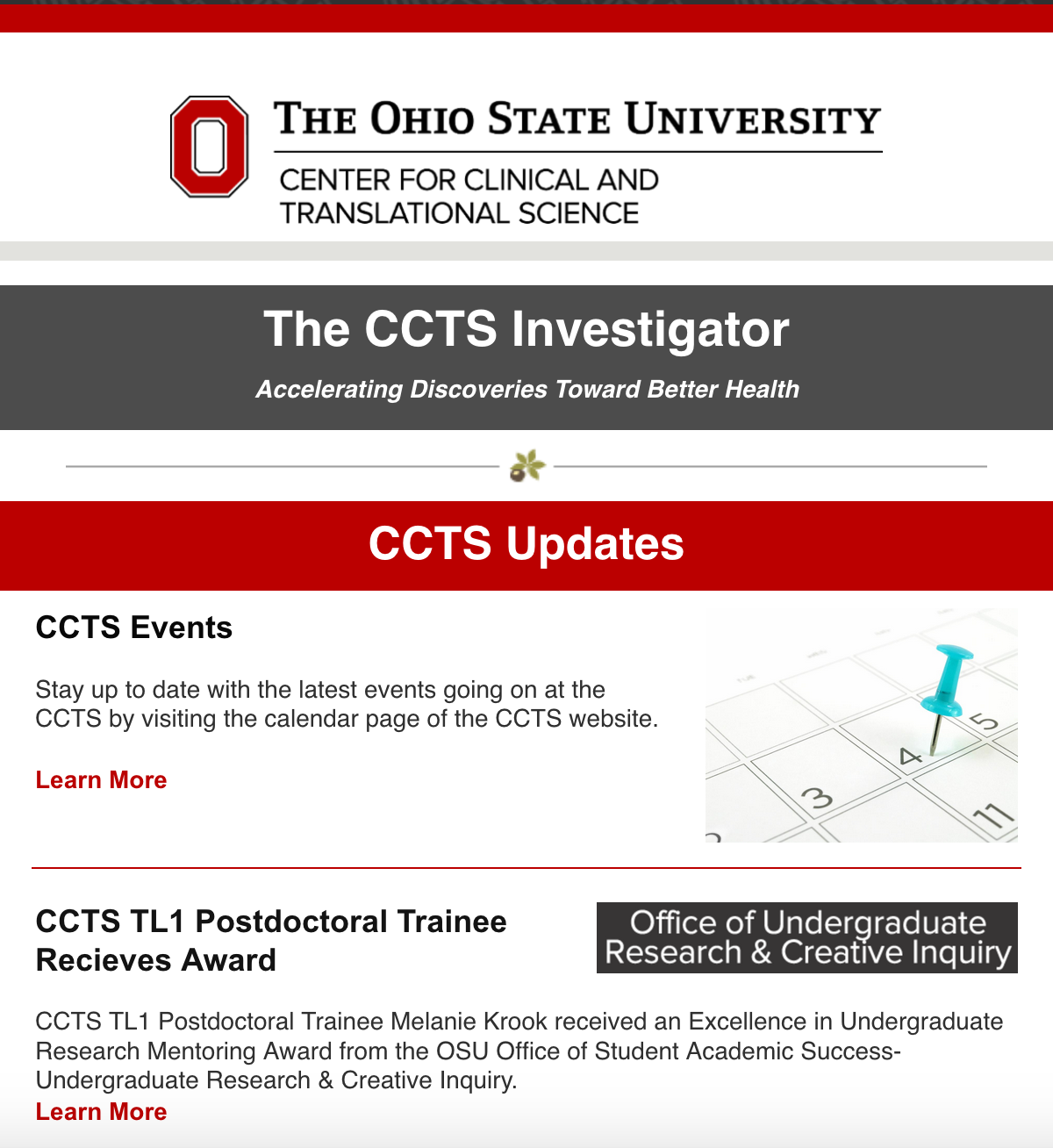 CCTS Investigator: May 2020