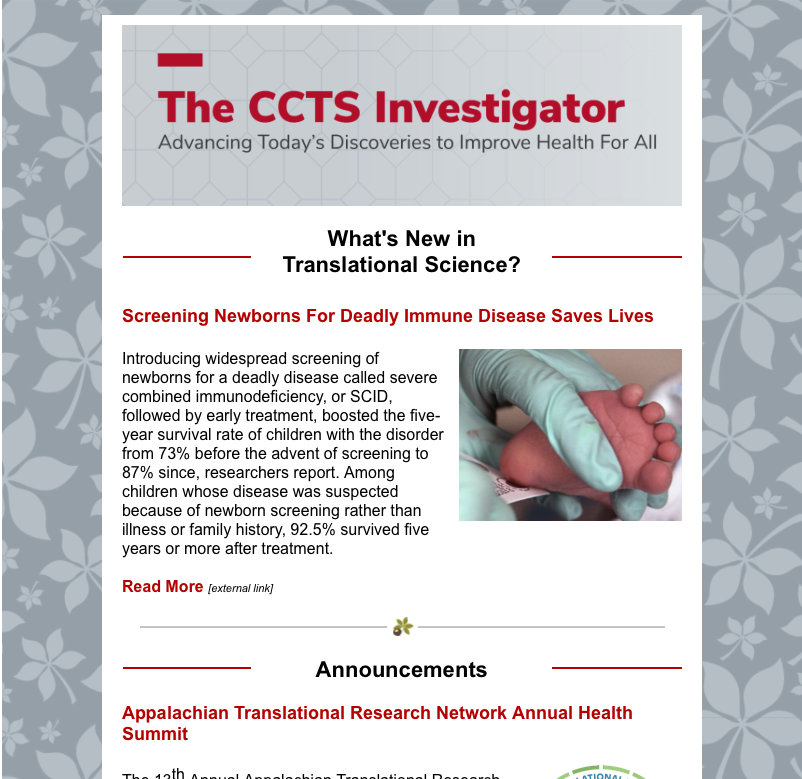 headline for the CCTS Investigator